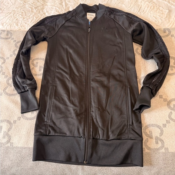 Adidas Women's Black Lace Turtleneck Top - Picture 2 of 12